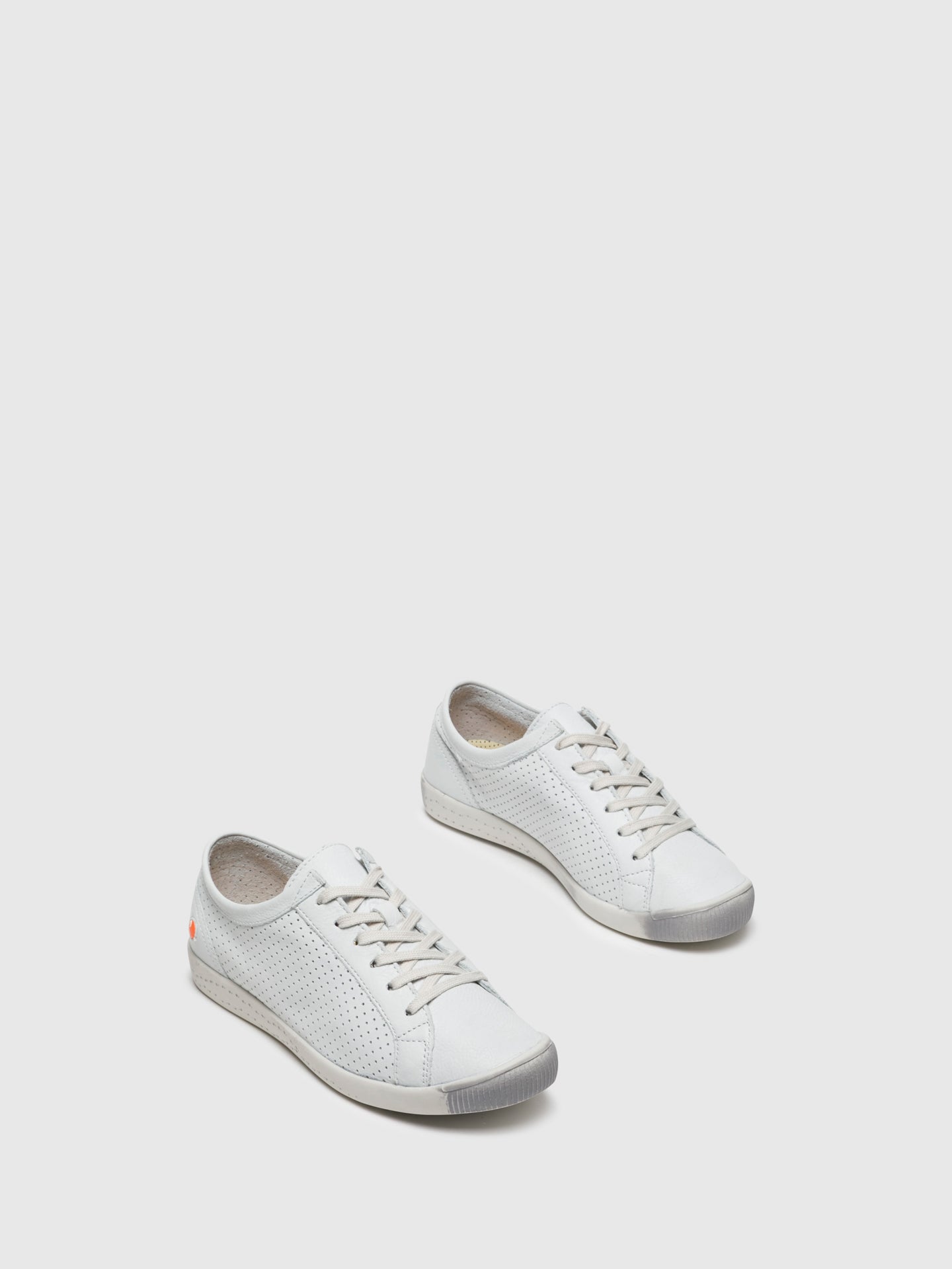 Softinos Lace-up Trainers ICA388SOF White
